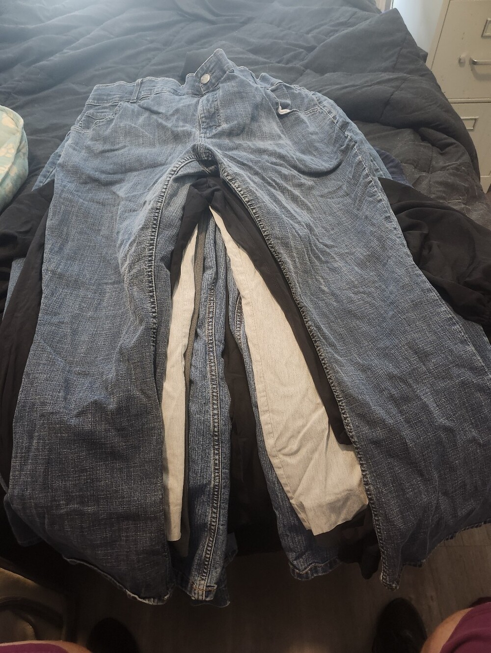 RIDERS BY LEE DENIM BLUE JEANS SIZE 26W PANTS 130273